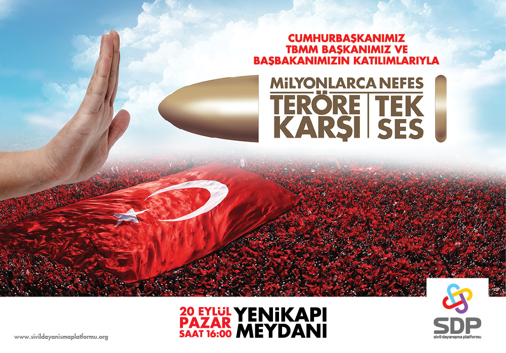 TERÖRE KARŞI TEK SES MİTİNGİ (20 EYLÜL 2015)