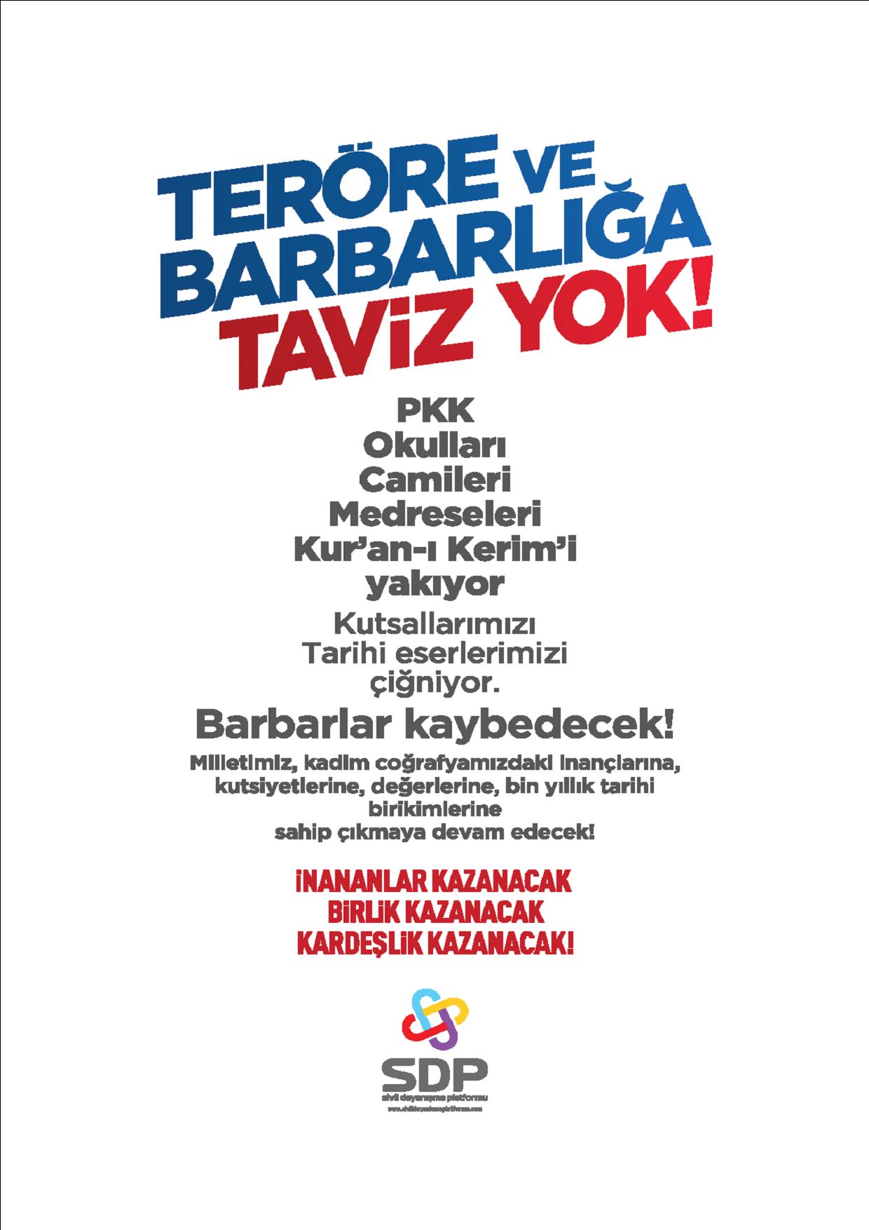 TERÖRE TAVİZ YOK (26 ARALIK 2015)