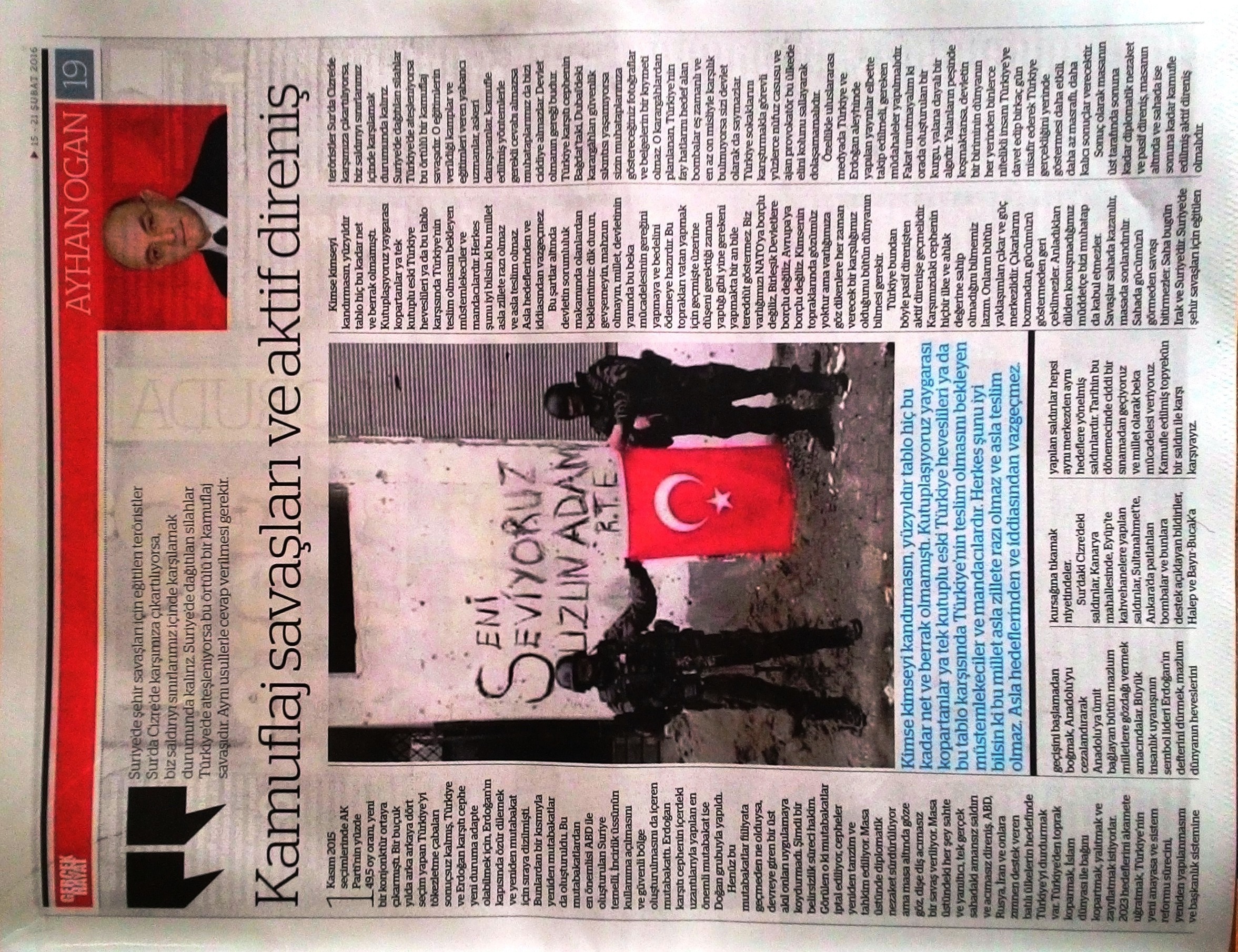 Kamuflaj Savaşları ve Aktif Direniş